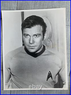 16 black and white Star Trek publicity photographs, mostly the original series