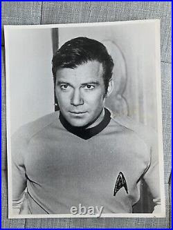 16 black and white Star Trek publicity photographs, mostly the original series