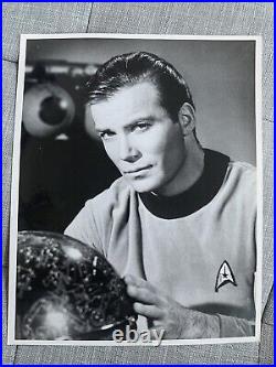 16 black and white Star Trek publicity photographs, mostly the original series