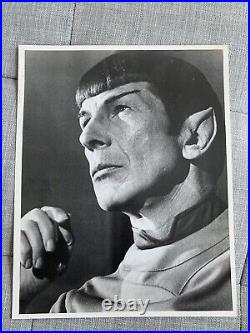 16 black and white Star Trek publicity photographs, mostly the original series