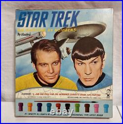 1967 HASBRO STAR TREK Original Paint by Numbers Set COMPLETE William Shatner