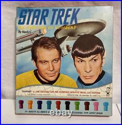 1967 HASBRO STAR TREK Original Paint by Numbers Set COMPLETE William Shatner