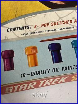 1967 HASBRO STAR TREK Original Paint by Numbers Set COMPLETE William Shatner