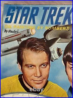 1967 HASBRO STAR TREK Original Paint by Numbers Set COMPLETE William Shatner