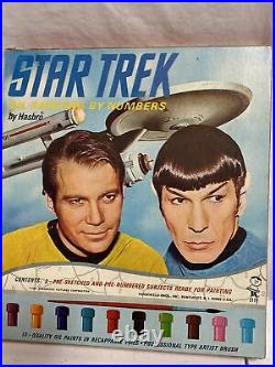 1967 HASBRO STAR TREK Original Paint by Numbers Set COMPLETE William Shatner