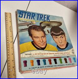 1967 HASBRO STAR TREK Original Paint by Numbers Set COMPLETE William Shatner