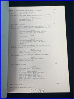 1967 Original Series STAR TREK Script Who Mourns For Adonais Blue Ink 128 1967 Original Series STAR TREK Script Who Mourns For Adonais Blue Ink 128