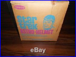 1967 Remco Star Trek Astro Helmet In Original Box & Hamiltons Invaders Helmet