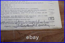 1967 William Shatner & Leonard Nimoy Original Series Signed W-4 Photos Star Trek