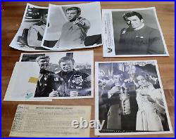 1967 William Shatner & Leonard Nimoy Original Series Signed W-4 Photos Star Trek