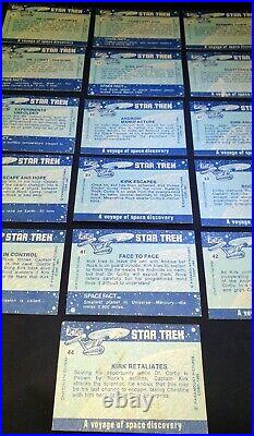 1969 A&BC Star Trek Trading Cards, 16 Cards