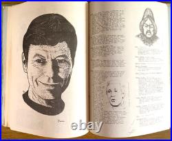 1973 GEORGE TAKEI AUTOGRAPHED STAR TREK CONCORDANCE sci-fi television show book