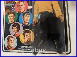 1974 Mego Star Trek Captain Kirk 7-1/2 Action Figure Unpunched Original Series