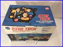 1974 Mego Star Trek USS Enterprise Playset Boxed Instructions & McCoy Figure