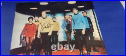 1974 poster Original Star Trek Cast Signed Photo 4 cast members PSA/DNA see pic