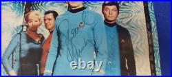 1974 poster Original Star Trek Cast Signed Photo 4 cast members PSA/DNA see pic