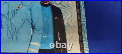 1974 poster Original Star Trek Cast Signed Photo 4 cast members PSA/DNA see pic