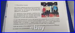 1974 poster Original Star Trek Cast Signed Photo 4 cast members PSA/DNA see pic