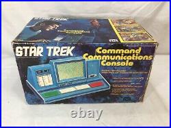 1976 Mego Star Trek Command Communications Console Boxed Instructions Working