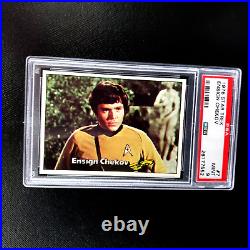 1976 Star Trek #7 Ensign Chekov Rare Character Card PSA 9 MINT Only 2 Higher