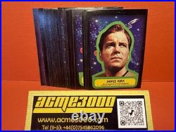 1976 Topps STAR TREK Original TV 88 Gum Card Set 22 Stickers 3x Wrappers & Box