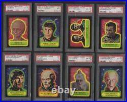 1976 Topps Star Trek Stickers Complete PSA Graded Set (MJCards)