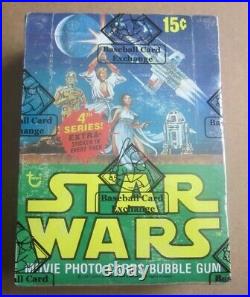 1977 Topps Star Wars Series 4 Wax Box Bcce Sealed