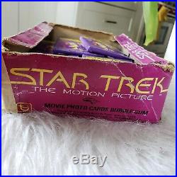 1979 Topps Star Trek Trading Cards in original box 22 Unopened Wax Packs Mint