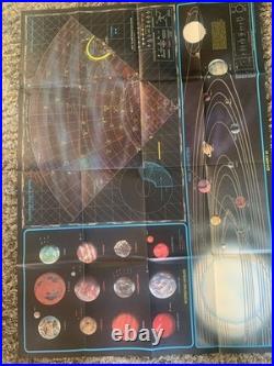 1980 STAR TREK MAPS Two Original Series Double-Sided 29x40 Maps + Tech Manual