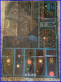 1980 STAR TREK MAPS Two Original Series Double-Sided 29x40 Maps + Tech Manual