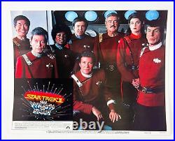 1982 Star Trek II The Wrath Of khan Lobby Cards Set of 8 Movie Posters