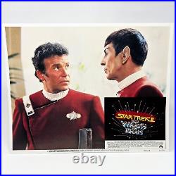 1982 Star Trek II The Wrath Of khan Lobby Cards Set of 8 Movie Posters