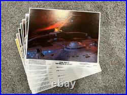 1982 Star Trek II Wrath of Khan Complete Lobby Card Set 8x10