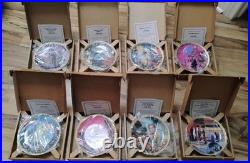 1986 Star Trek 20th Anniversary Plate Complete Set Of 8 (Unopened) WithCOA's