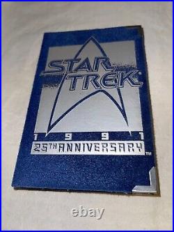 1991 Star Trek Original Series USS Enterprise 1.5 25th Anniversary Medal