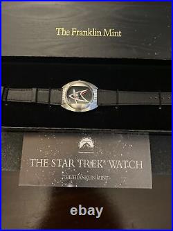 1991 The Franklin Mint Star Trek 25th Anniversary Watch With COA and Case