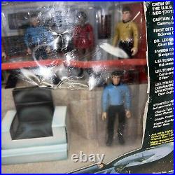 1993 Classic Star Trek Bridge Figure Collector Set 6090 Playmates 7 Figures