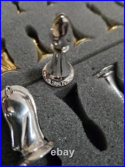 1994 Franklin Mint Star Trek Tridimensional Chess Set with book and box