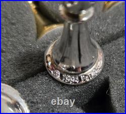 1994 Franklin Mint Star Trek Tridimensional Chess Set with book and box