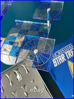 1994 Original Star Trek 3D Tridimensional Chess Set Franklin Mint