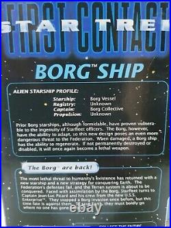 1996 STAR TREK TNG First Contact Borg Ship Sphere Playmates Open Box