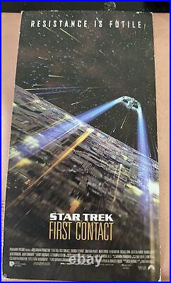 1996 Star Trek First Contact Original Movie A5 Rare Advertising Resistance Card