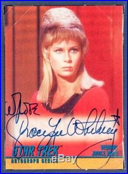 1997 Skybox Star Trek TOS1 Autographed 26 Cards Inc 8 Deceased Shatner Takei