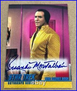 1997 Skybox Star Trek The Original Series Autograph A17 Ricardo Montalban Auto