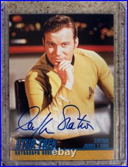 1997 Star Trek The Original Series (TOS) A31 William Shatner Captain Kirk Auto