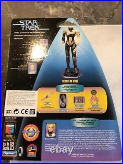 2 STAR TREK Voyager SEVEN OF NINE Silver Uniform/Drone ACTION FIGURES Vintage