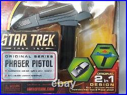 2003 Star Trek Original Series Phaser Pistol 2 In 1 Design Art Asylum New In Box