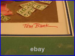 2004 Garbage Pail Kids 1/1 Original Art President Donald Trump +Tom Bunk COA