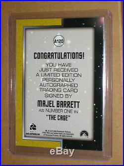 2005 Star Trek Tos Original Majel Barrett Auto Autograph Card A120 Number One