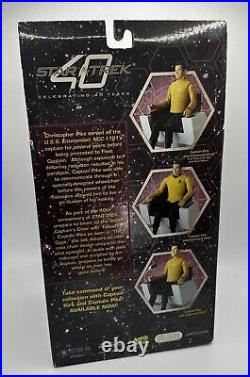 2006 Star Trek Captain Pike and Command Chair New Force Figure Toy Art Asylum